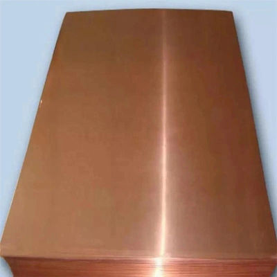0-200 Hardness 4X8 99.9% Copper Plate Sheets for Construction Customized Request
