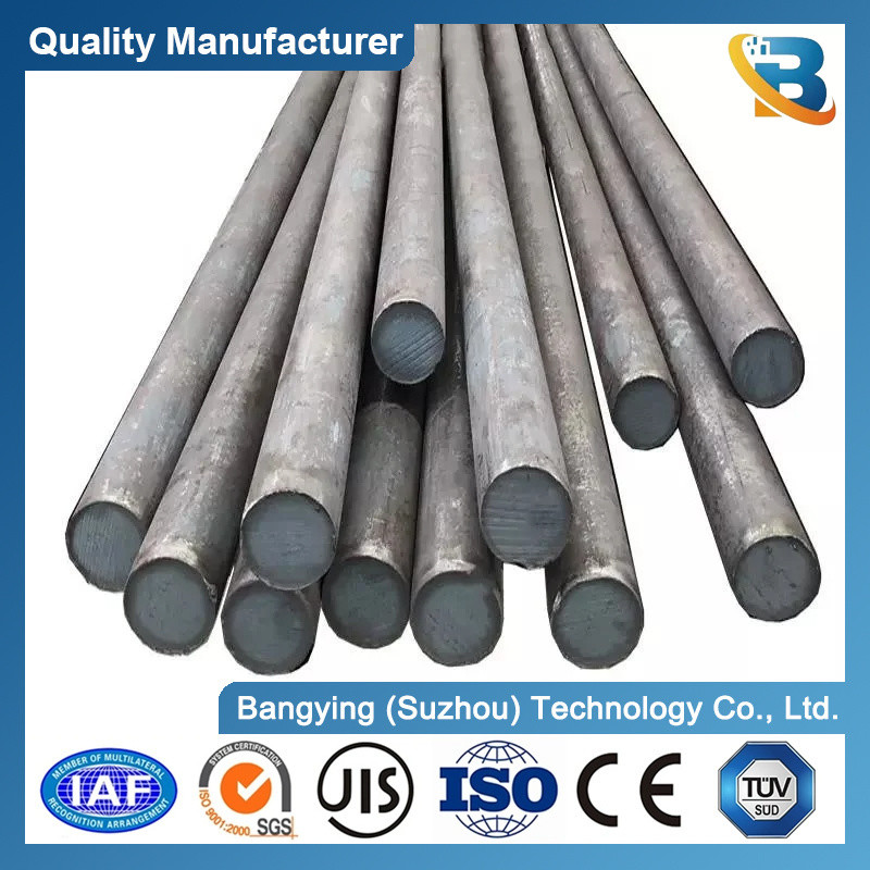 Third Solid Rods 20mm Black Iron Solid Rods Carbon Steel Round Bar S355j2 H9 for ...