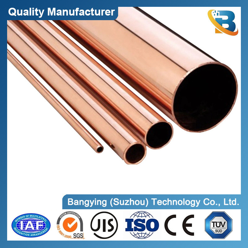 Alloy C11000 C12200 ASTM B8 Seamless Copper Pipe Brass Tube Copper Tube ...