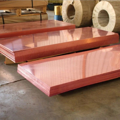 0-200 Hardness 4X8 99.9% Copper Plate Sheets for Construction Customized Request
